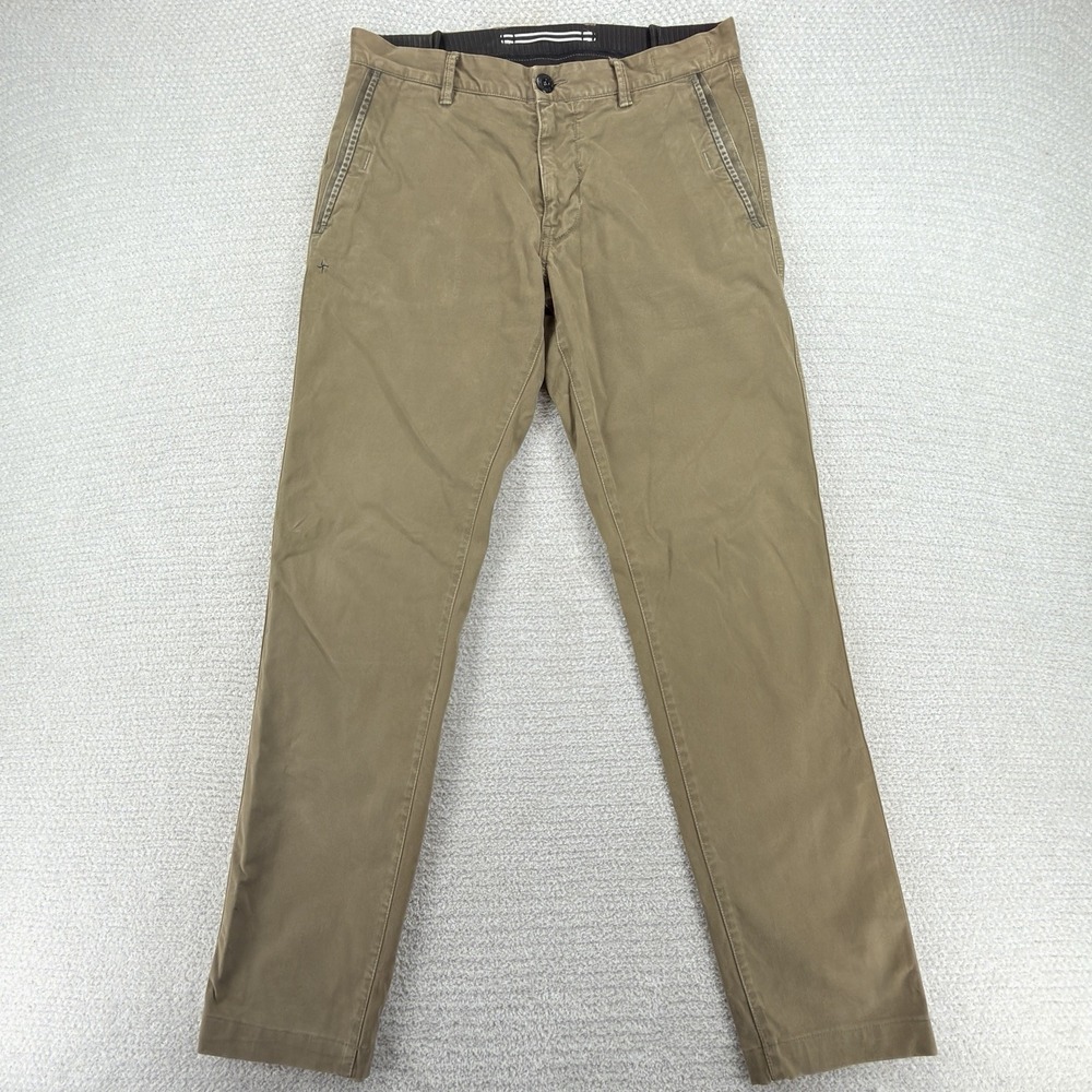 Stone Island Type SL Chino Pants Mens 31x30 Khaki Stretch 6515302LN Romania